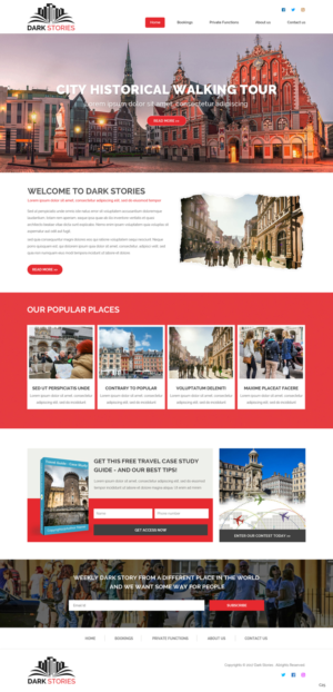 Web Design par pb pour Dark Stories Pty Ltd | Design : #16812956