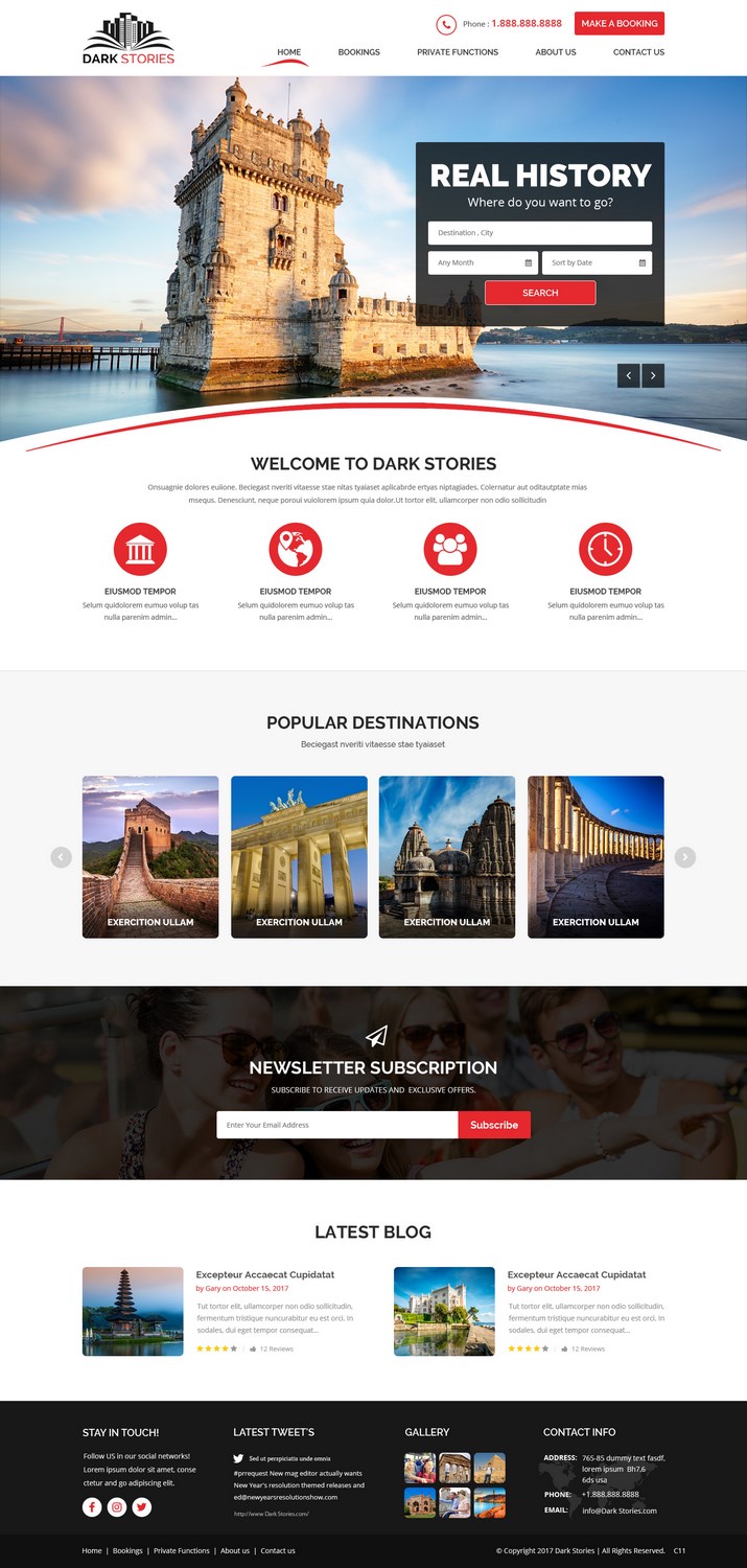 Web Design by pb for Dark Stories Pty Ltd | Design #16812960