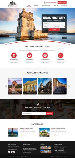 Web Design par pb pour Dark Stories Pty Ltd | Design : #16812960