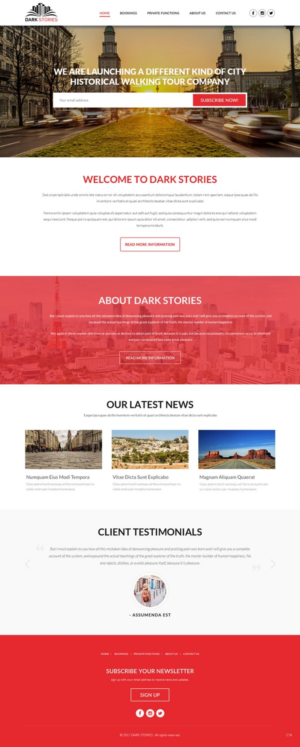 Web Design par pb pour Dark Stories Pty Ltd | Design : #16812982