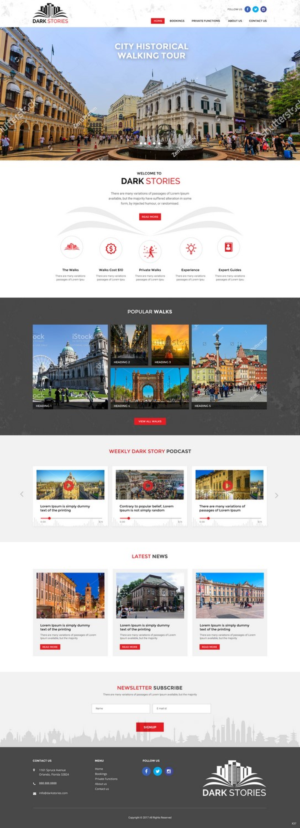 Web Design par pb pour Dark Stories Pty Ltd | Design : #16812983
