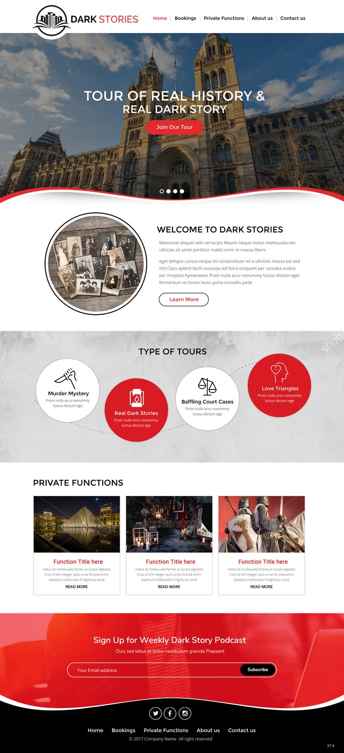 Web-Design von pb für Dark Stories Pty Ltd | Design #16812984