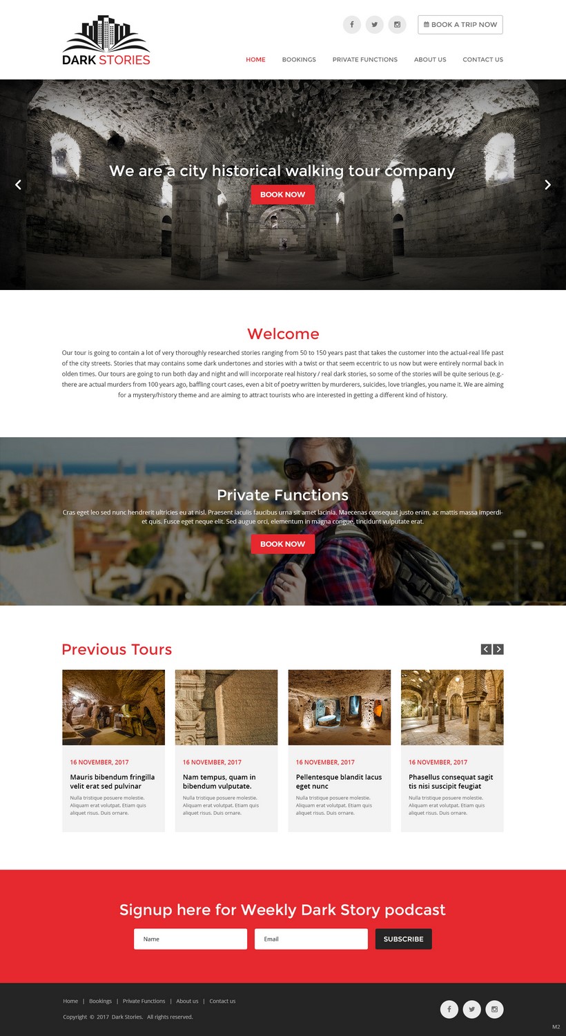 Web-Design von pb für Dark Stories Pty Ltd | Design #16812986