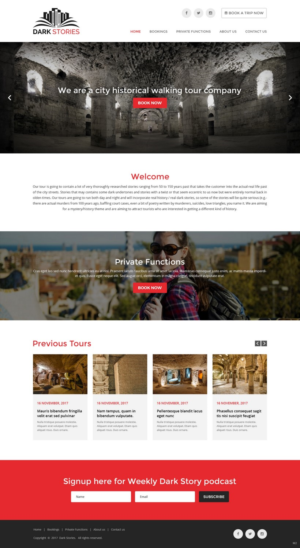Web Design par pb pour Dark Stories Pty Ltd | Design : #16812986