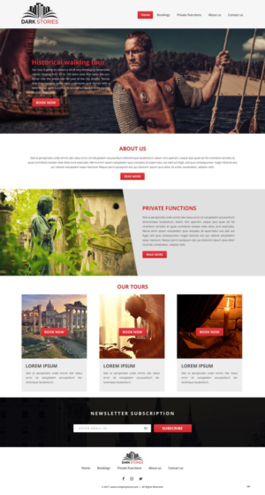 Web Design par pb pour Dark Stories Pty Ltd | Design : #16821360