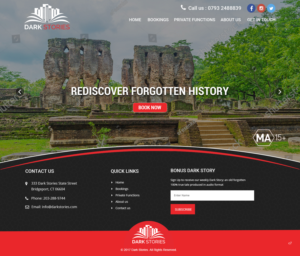 Web Design par pb pour Dark Stories Pty Ltd | Design : #16855123