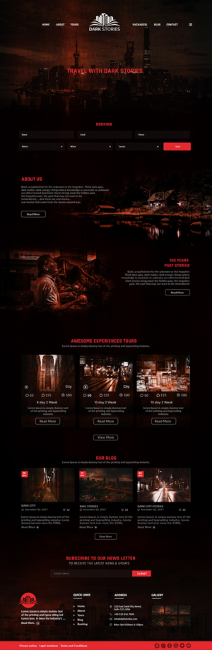 Web Design by bdesigner9 for Dark Stories Pty Ltd | Design: #16823302