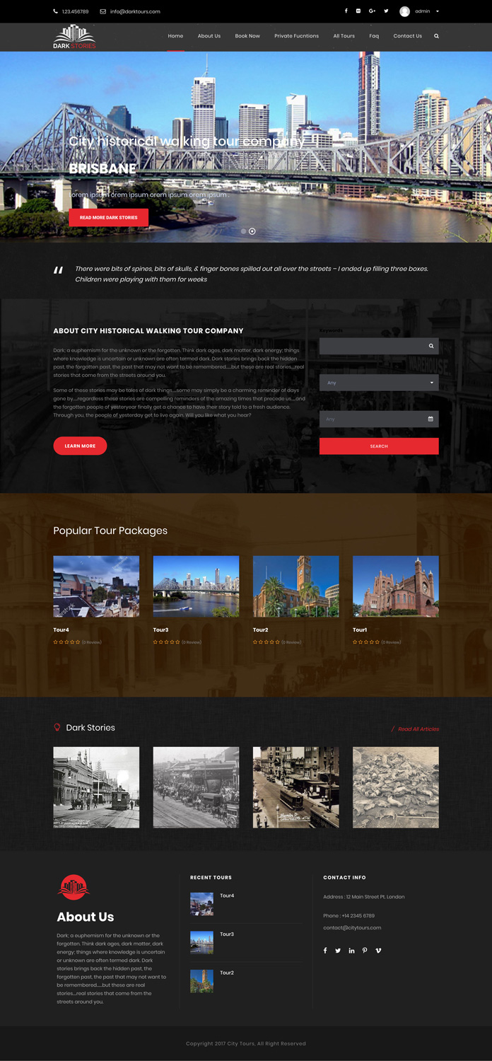 Web Design par CharaFathimalil pour Dark Stories Pty Ltd | Design #16875250