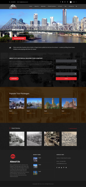 Dark Stories City Walking History Tour | Web-Design von CharaFathimalil