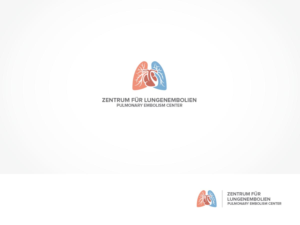 Zentrum für Lungenembolien and Pulmonary Embolism Center | Diseño de Logo por ArtTank