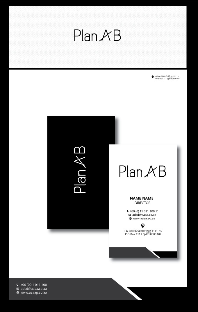 Logo Design by zebronicgraphic for Plan A B | Design #16784459