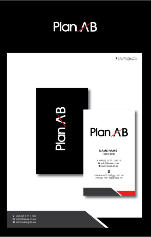 Plan A B (please note the “A” needs a “strike through” as the concept is Plan A did not work, so we are moving to Plan B) | Logo Design by zebronicgraphic