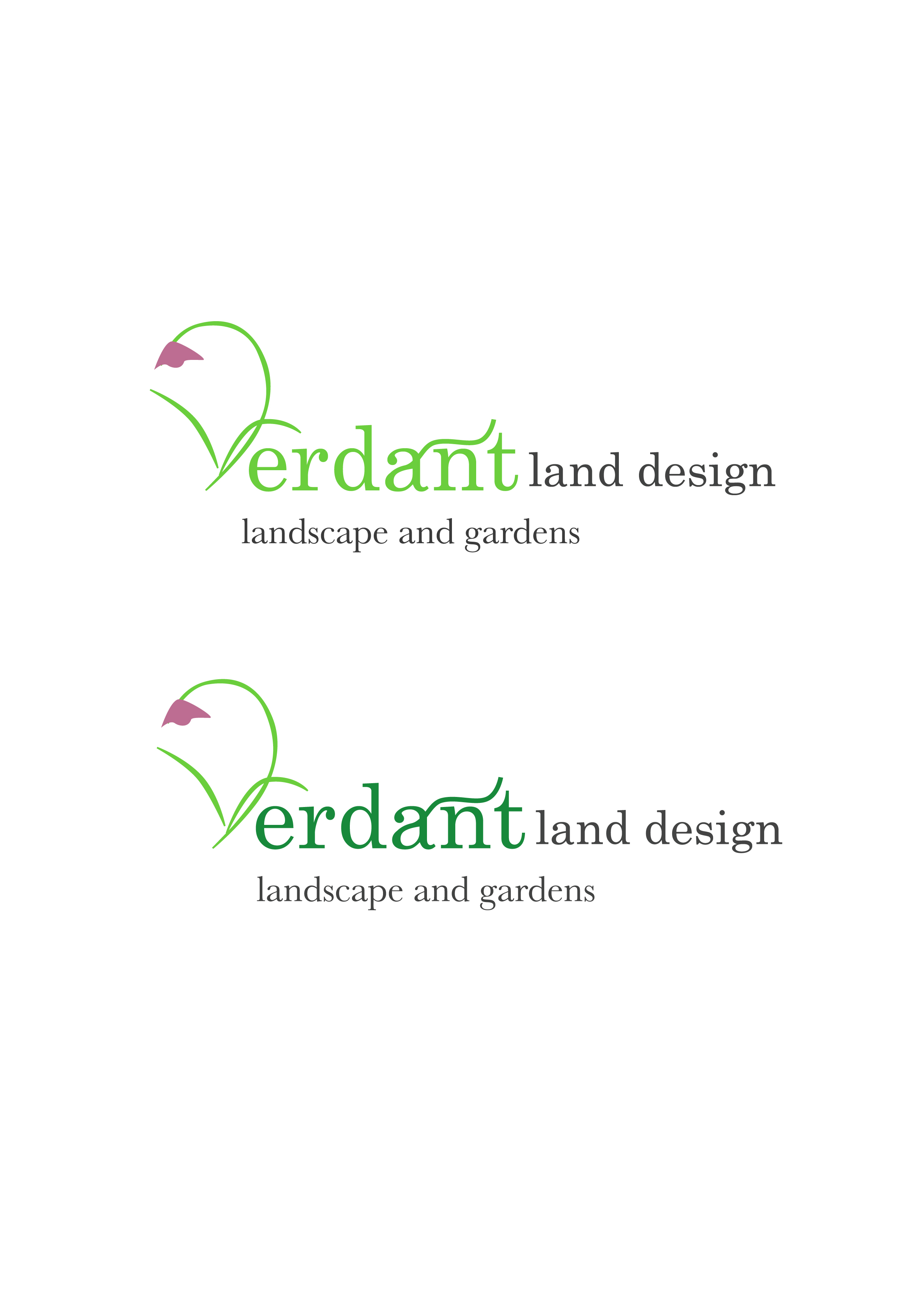 Logo Design by Hiccups Design for Verdant Land Design | Design #43476