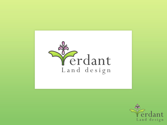 Logo Design by Tempted By Design for Verdant Land Design | Design #42214