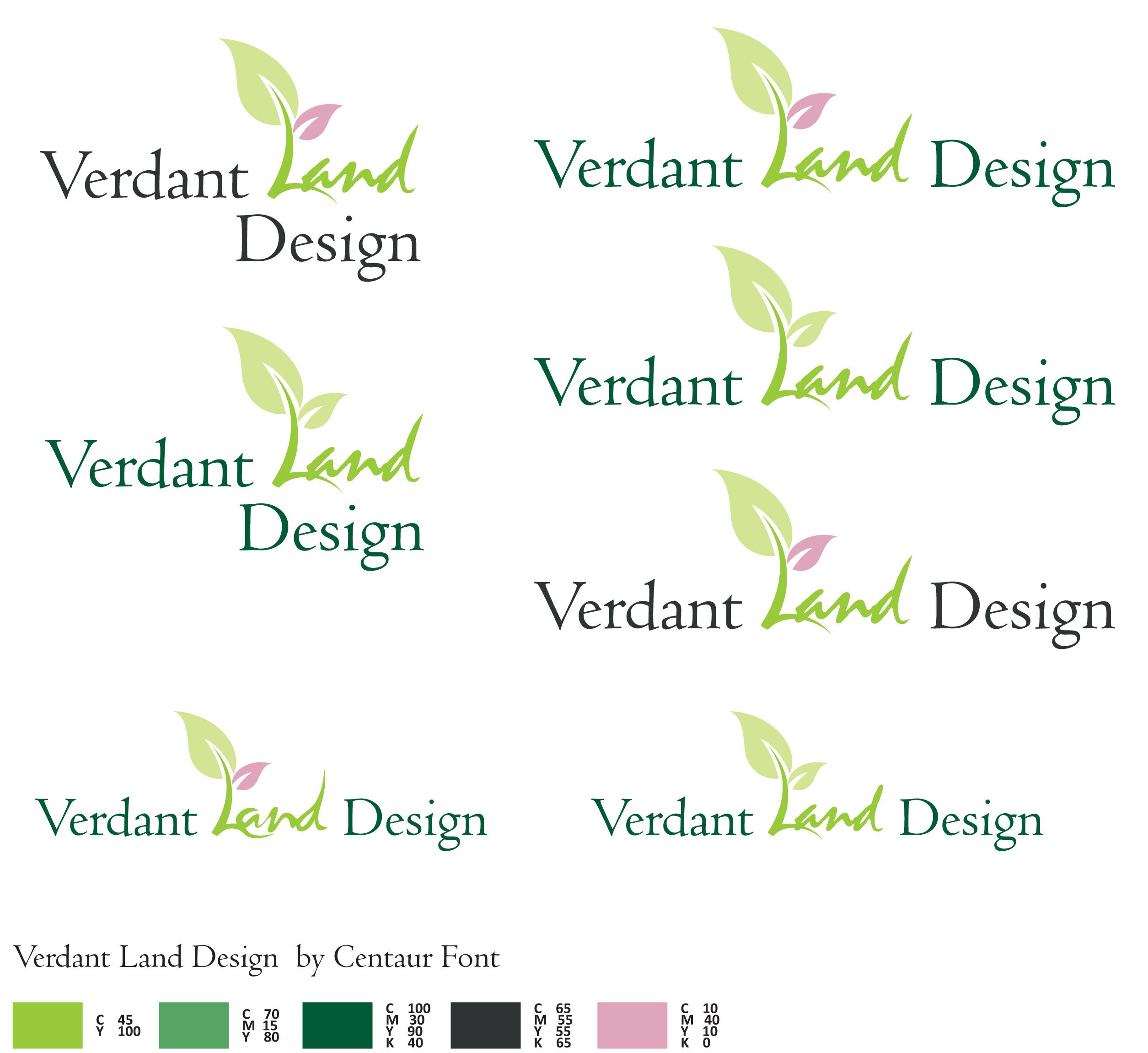 Logo Design by Albert Lai for Verdant Land Design | Design #43889