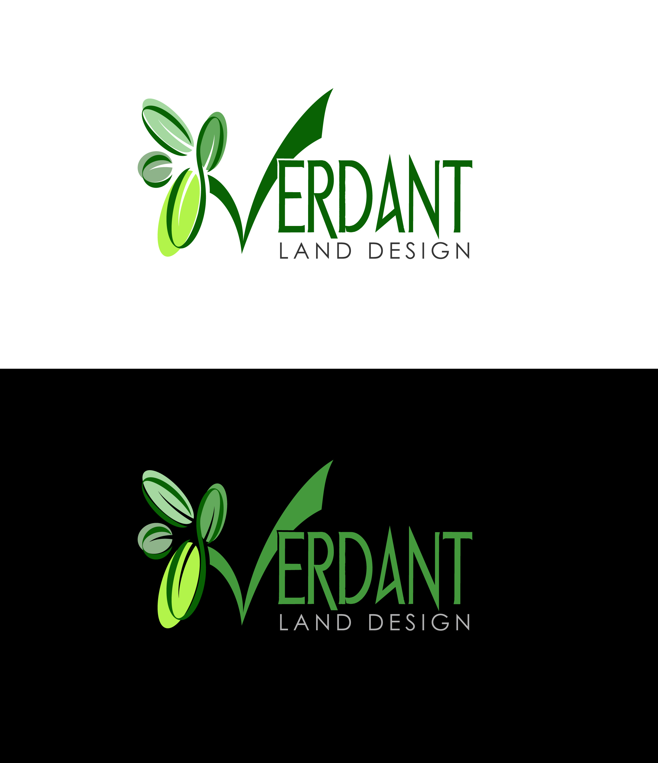 Logo Design by Perkins Design Studio for Verdant Land Design | Design #43844