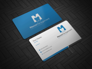 Business Card Design by Riz' for MacroManagement Practice Guidance | Design #16978571
