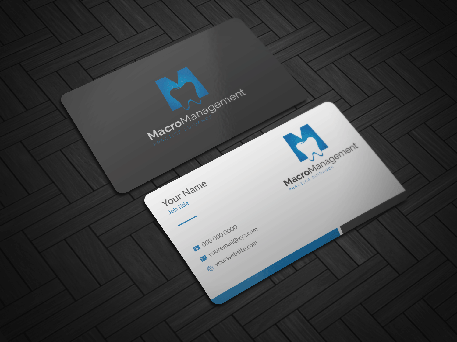Business Card Design by Riz' for MacroManagement Practice Guidance | Design #16978583
