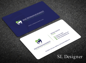 Business Card Design by SL Designer for MacroManagement Practice Guidance | Design: #16977011