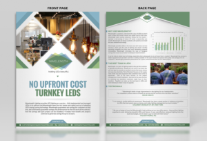 Wavelengh Lighing - Two Pages of Information and Pictures  | Diseño de Flyer por SAI DESIGNS