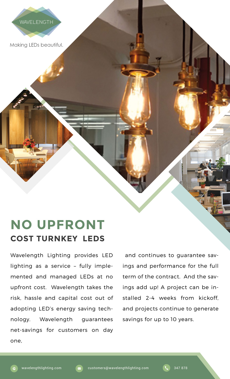 Elegant, Serious, Lighting Fixture Flyer Design for a Company by sonym