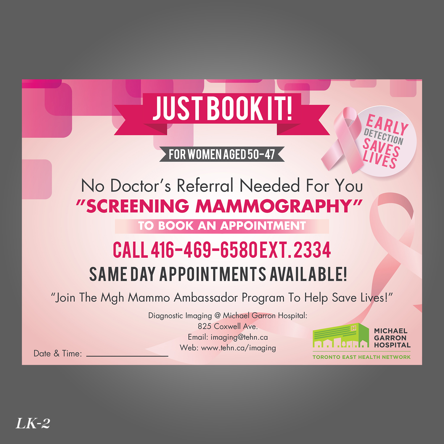 Diagnostic Imaging Flyer Design For A Company By
