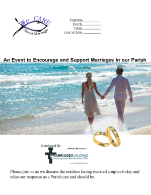 Flyer Design by Jane Blalock for MarriageBuilding USA | Design #16793292