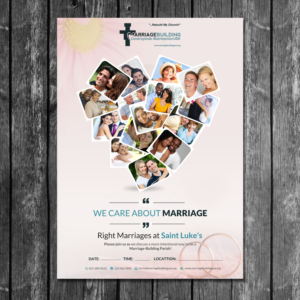 Diseño de Flyer por creative.bugs para MarriageBuilding USA | Diseño: #16934169
