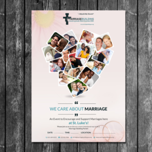 Diseño de Flyer por creative.bugs para MarriageBuilding USA | Diseño: #16946349