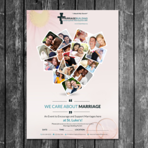 Diseño de Flyer por creative.bugs para MarriageBuilding USA | Diseño: #16951743