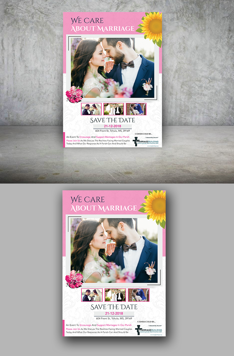 Flyer Design by ecorokerz for MarriageBuilding USA | Design #16778284