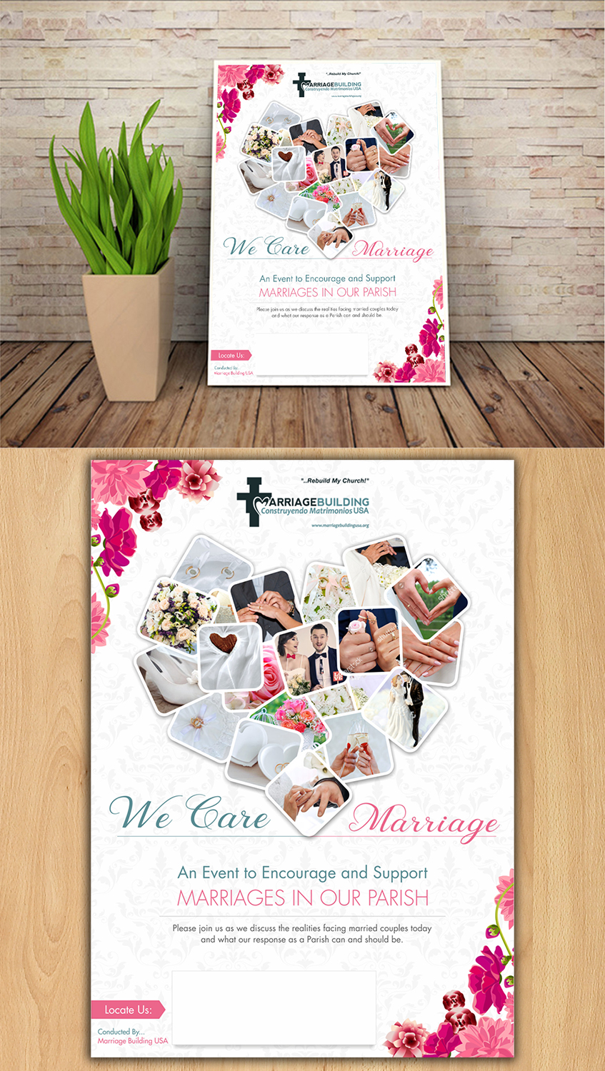 Flyer Design by ecorokerz for MarriageBuilding USA | Design #16778806
