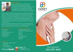 Flyer Design by Shabnum Khan for Casey Surgical Group | Design: #17149126