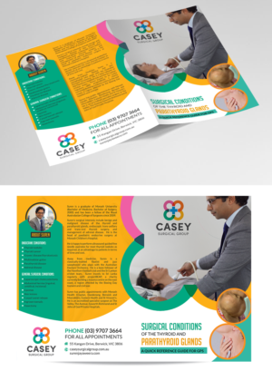 Surgical Conditions of the thyroid and parathyroid glands - a flyer for GPs | Flyer-Design von Deepak_9_Malhotra