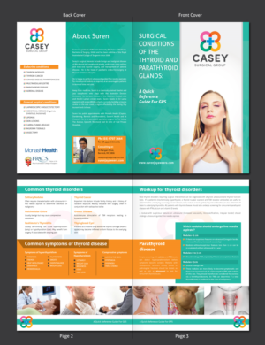 Surgical Conditions of the thyroid and parathyroid glands - a flyer for GPs | Flyer-Design von meet007