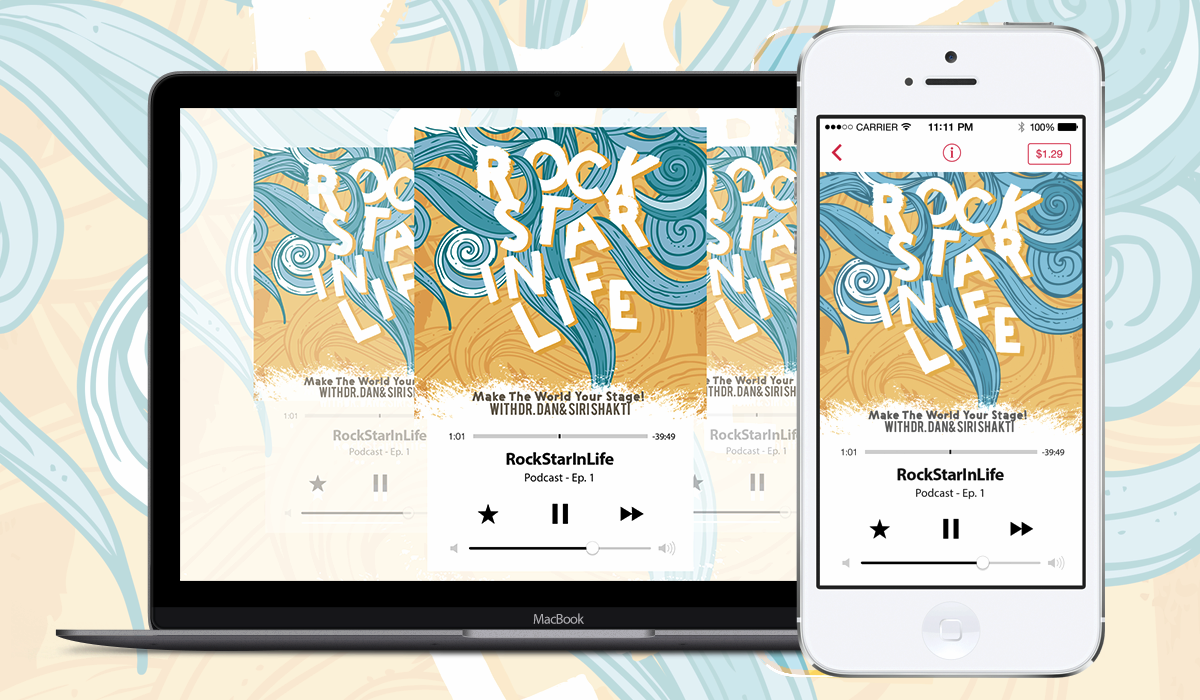 Podcast Design by RebecaParra for RockStarInLife | Design #16789972