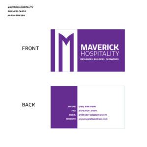 Business Card Design by aaron.m.friesen