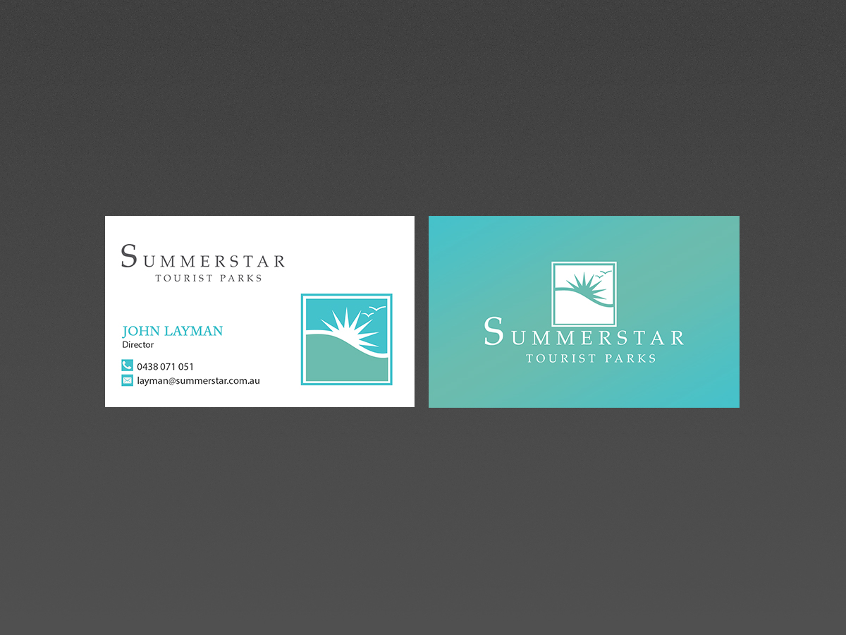 Business Card Design by Creations Box 2015 for Summerstar Pty Ltd | Design #16786737