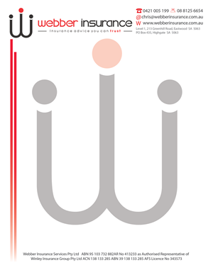 Letterhead Design by Dhruwin  for Webber Insurance Services | Design: #618046