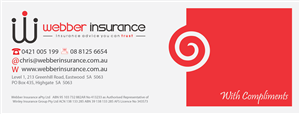 Letterhead Design by Dhruwin  for Webber Insurance Services | Design: #618049