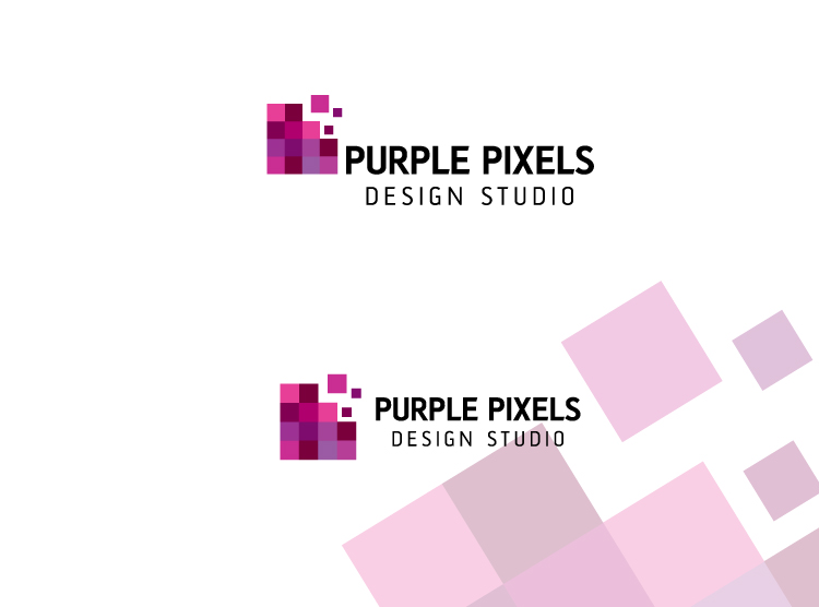 Logo Design by Choaye for Purple Pixels Design Studio | Design #42076