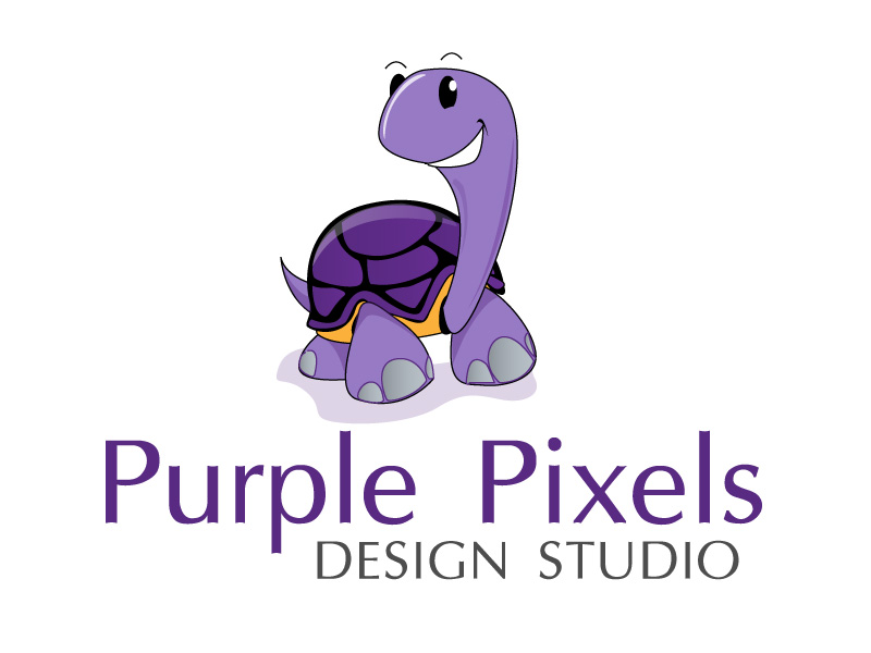 Logo Design by bluberri for Purple Pixels Design Studio | Design #42147