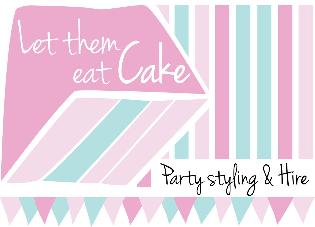 Logo Design by JoMike- Lapizé for Let them eat cake party styling and hire | Design #2679161