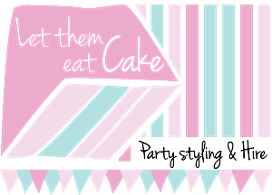 Logo Design by JoMike- Lapizé for Let them eat cake party styling and hire | Design: #2679161