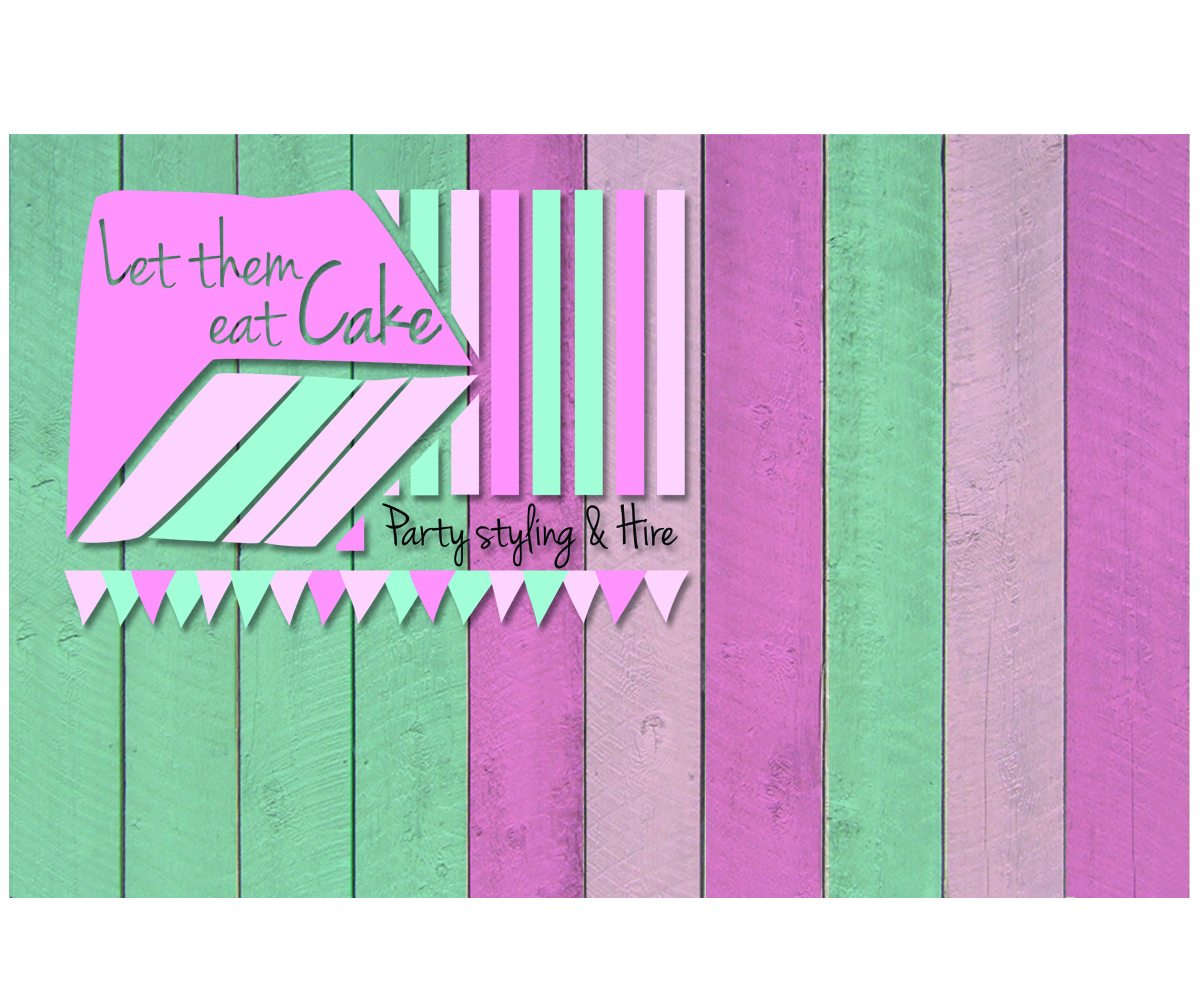 Logo Design by JoMike- Lapizé for Let them eat cake party styling and hire | Design #2679167