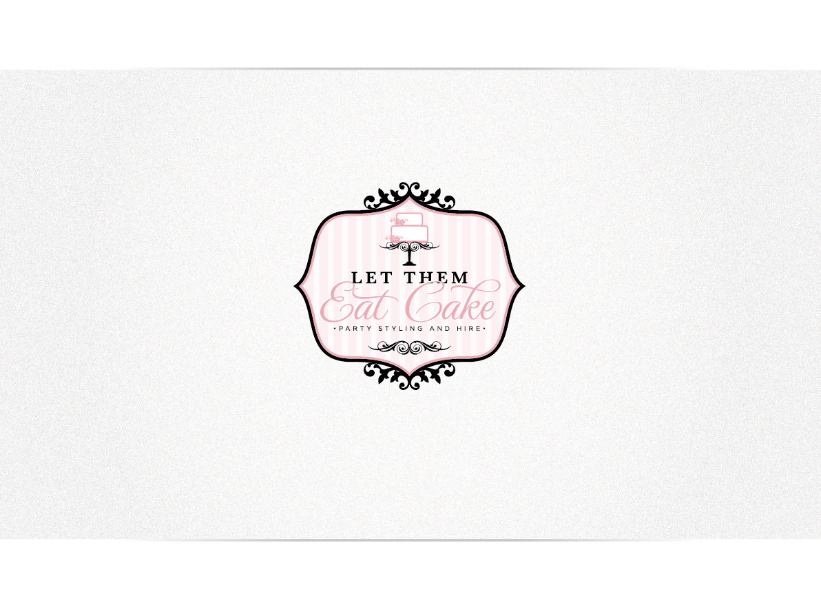 Logo Design by Cherry Pop Design for Let them eat cake party styling and hire | Design #2689970