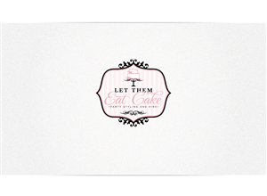 Logo Design by Cherry Pop Design for Let them eat cake party styling and hire | Design: #2689970
