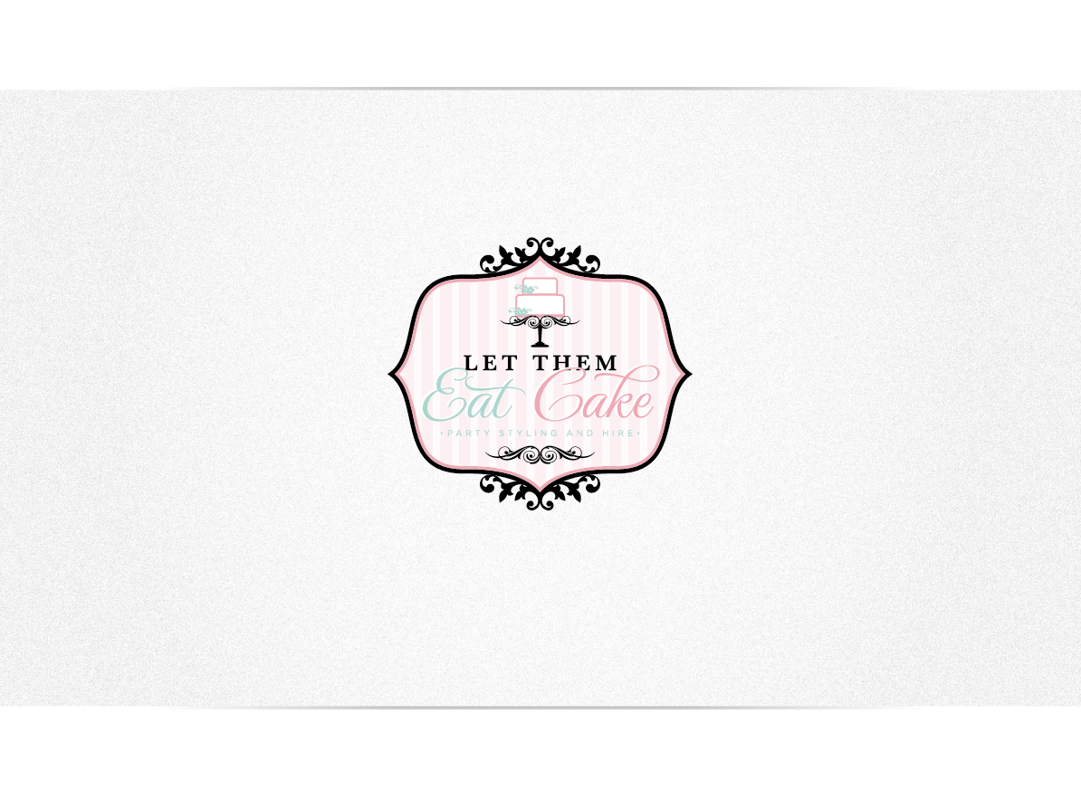 Logo Design by Cherry Pop Design for Let them eat cake party styling and hire | Design #2689977