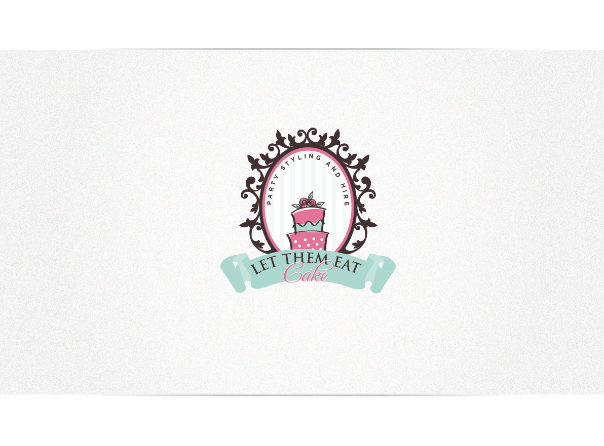 Logo Design by Cherry Pop Design for Let them eat cake party styling and hire | Design #2690011