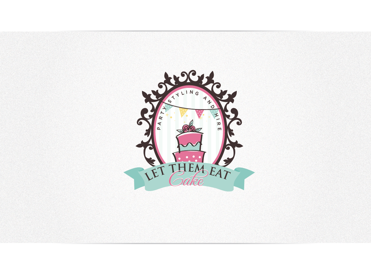 Logo Design by Cherry Pop Design for Let them eat cake party styling and hire | Design #2754395